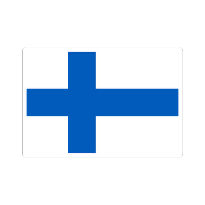 Flag of Finland 1918-1920 3-2 (Finland) STICKER Vinyl Kiss-Cut Decal