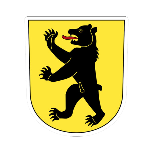 Bäretswil-blazon (Switzerland) (Coat of Arms) STICKER Vinyl Kiss-Cut Decal