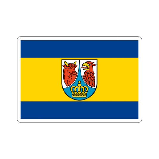 Flag of Dahme Spreewald Germany - STICKER Vinyl Kiss-Cut Decal