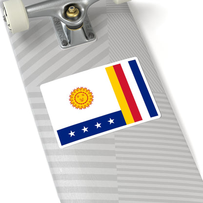 Flag of Vargas State (Venezuela) STICKER Vinyl Kiss-Cut Decal