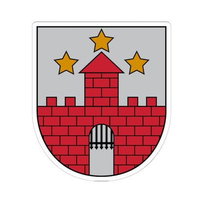 Aizpute COA (Latvia) (Coat of Arms) STICKER Vinyl Kiss-Cut Decal
