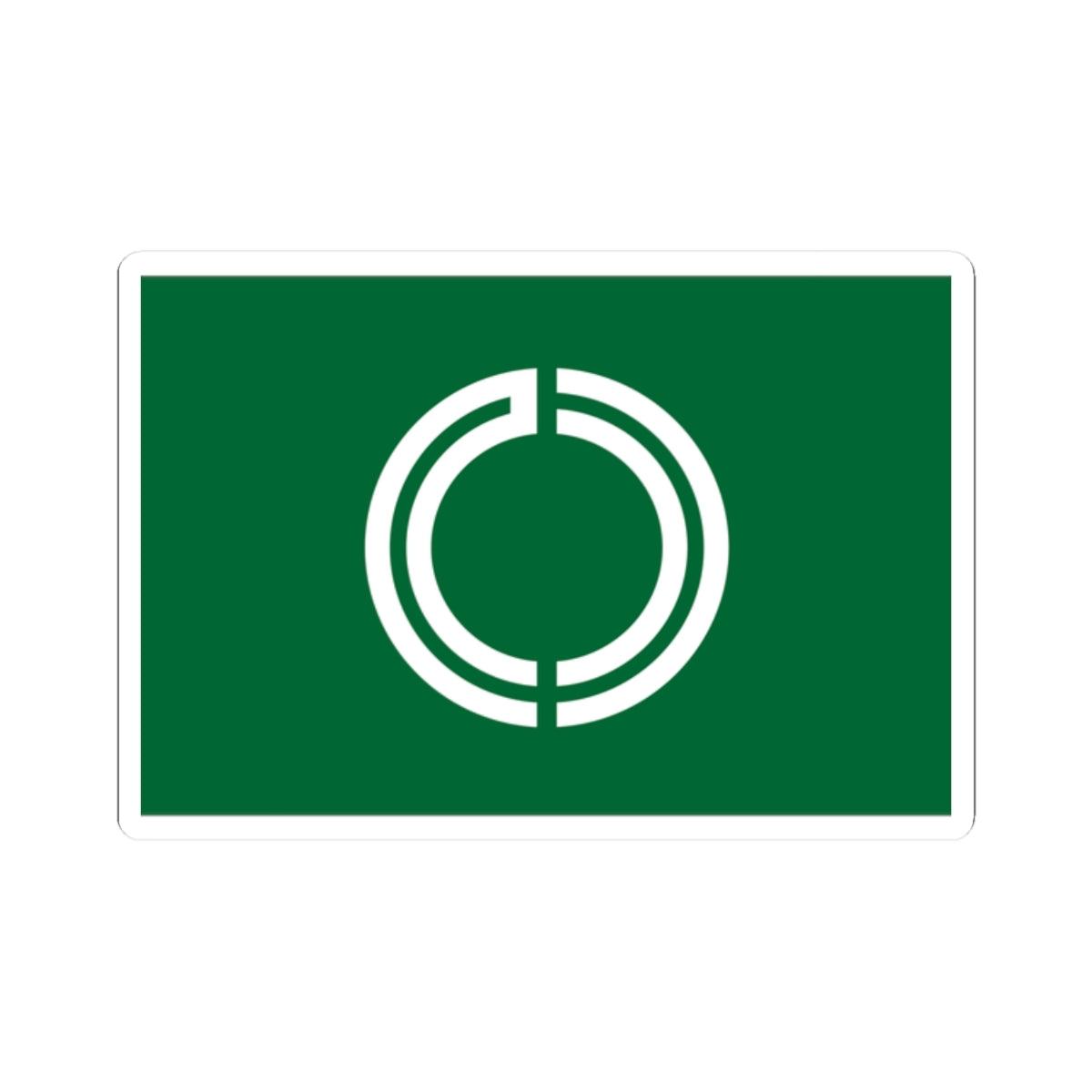 Flag of Rikubetsu Hokkaido (Japan) STICKER Vinyl Kiss-Cut Decal