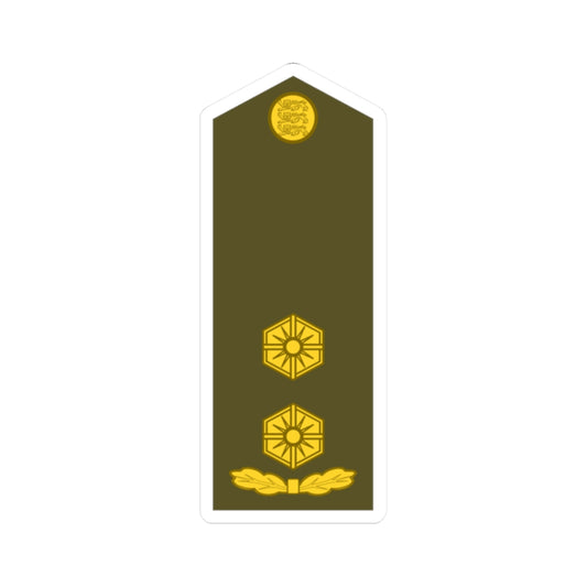 Estonia Army OF 4 (Estonia) (Military Rank) STICKER Vinyl Kiss-Cut Decal