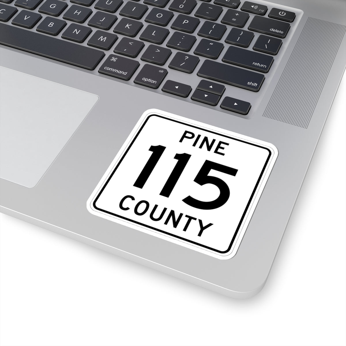 Pine County Route 115 MN (Minnesota) (Road Sign) STICKER Vinyl Kiss-Cut Decal