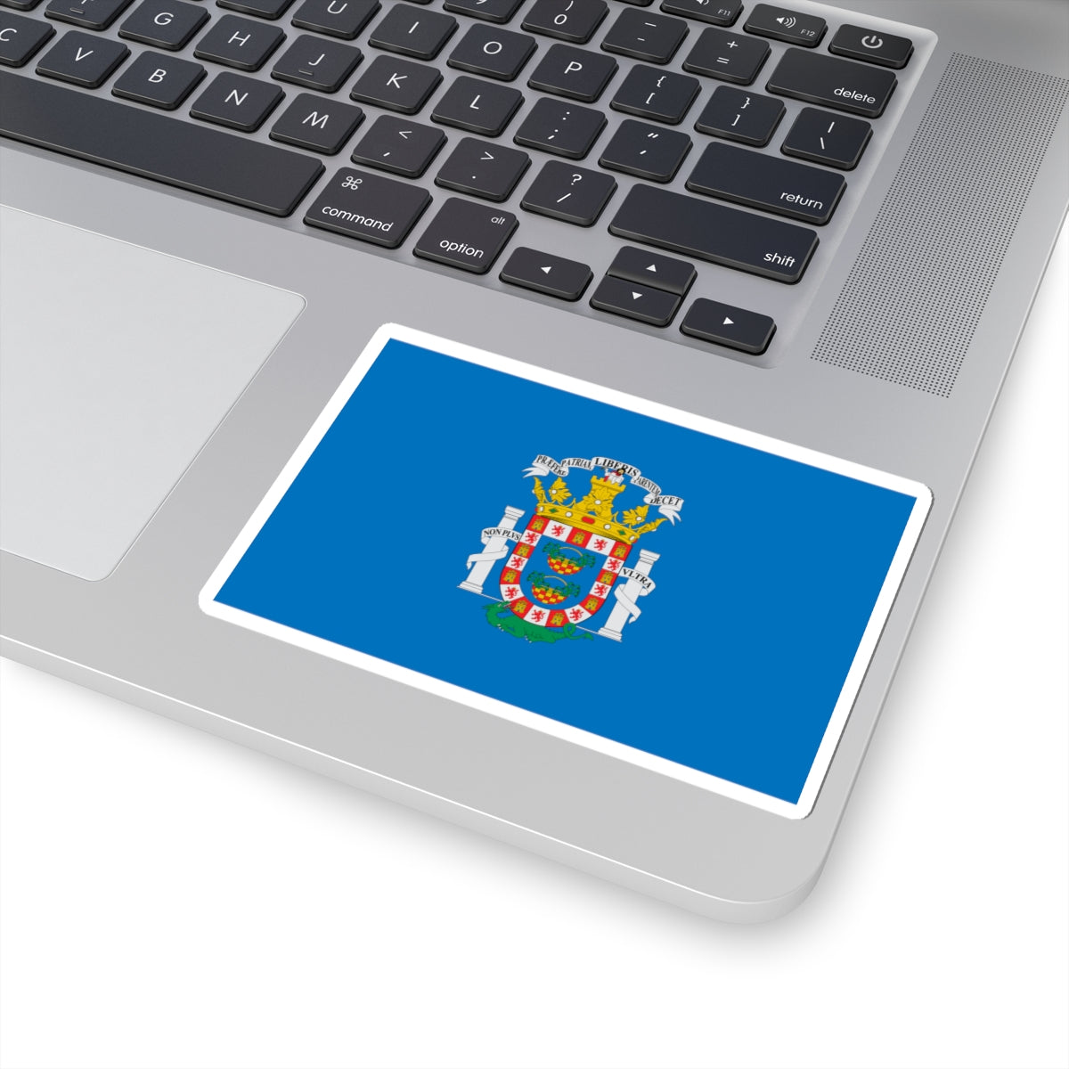 Flag of Melilla (Spain) STICKER Vinyl Kiss-Cut Decal