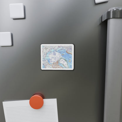 Arctic Ocean (1971) (Map) Refrigerator Magnet-The Sticker Space