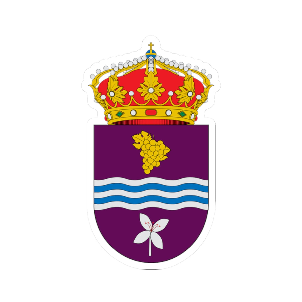 Escudo de Instinción (Spain) (Coat of Arms) STICKER Vinyl Kiss-Cut Decal