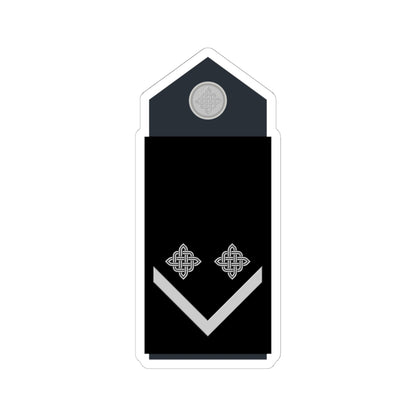 Naramenica odore desetnika HRZ i PZO (Croatia) (Military Rank) STICKER Vinyl Kiss-Cut Decal