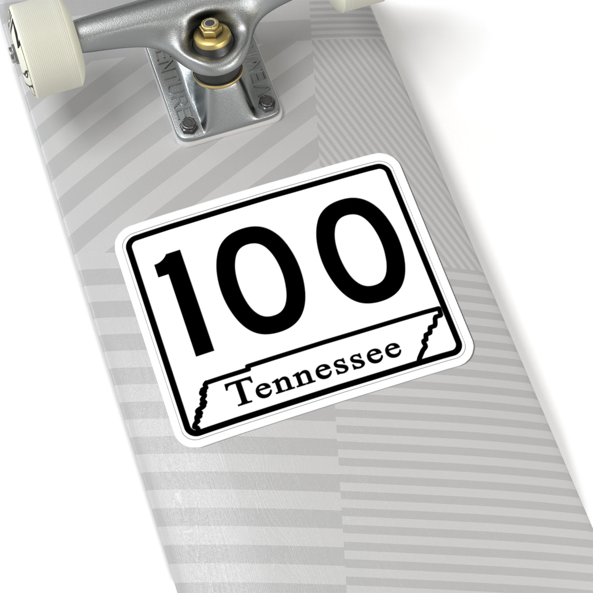 Tennessee 100 (Tennessee) (Road Sign) STICKER Vinyl Kiss-Cut Decal