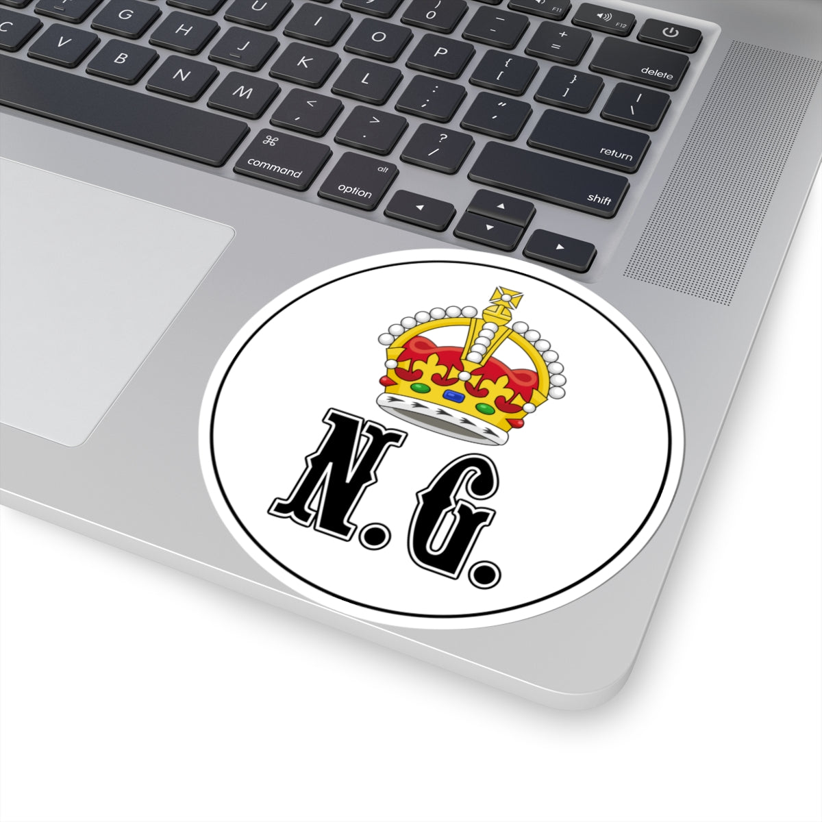 Badge of the New Guinea Protectorate 1884-1888 (Guinea) (Coat of Arms) STICKER Vinyl Kiss-Cut Decal