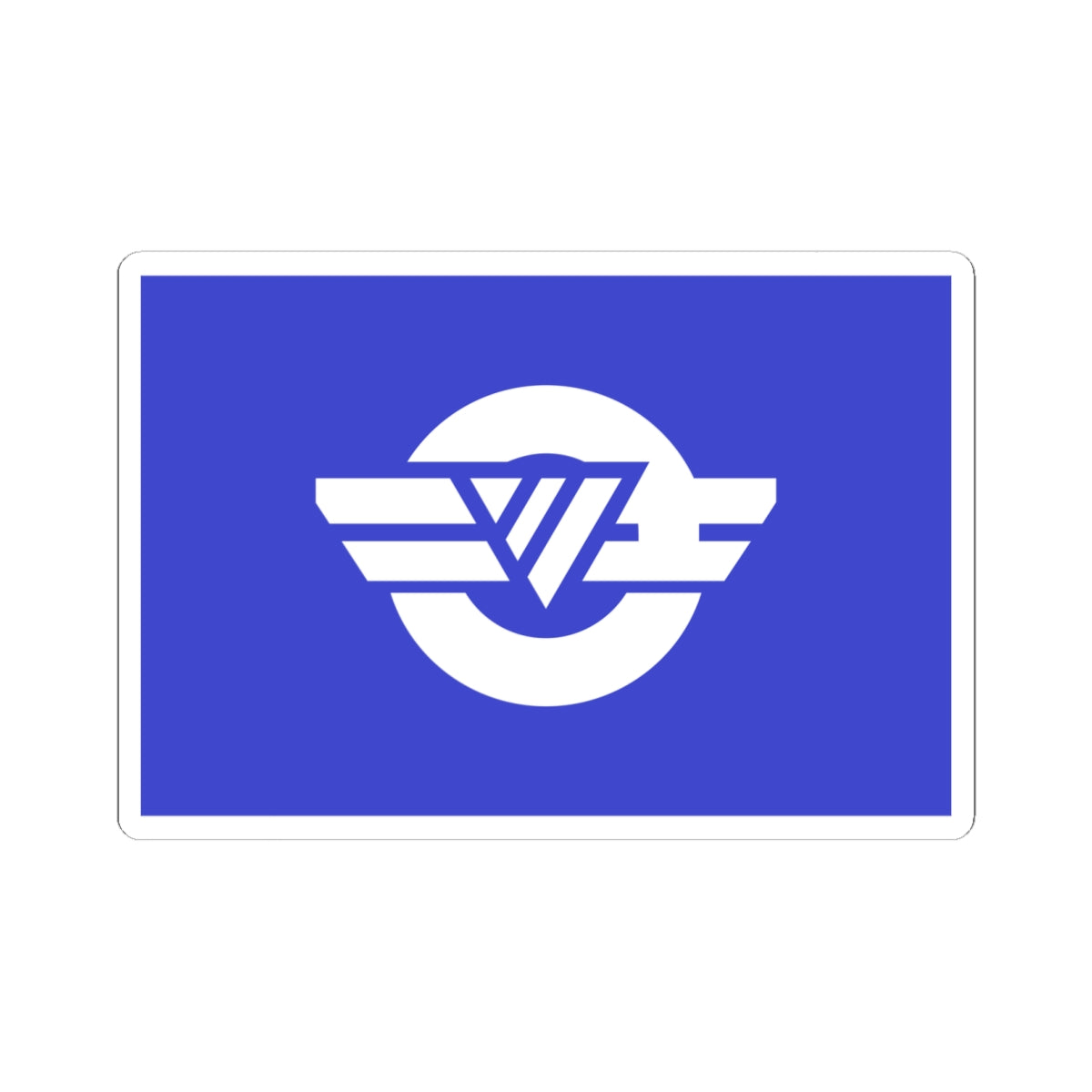 Flag of Shimotsu Wakayama (Japan) STICKER Vinyl Kiss-Cut Decal
