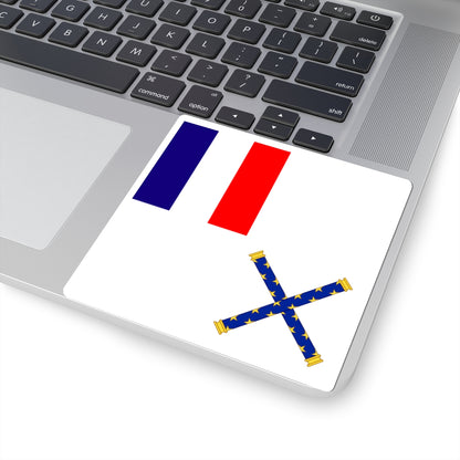 Flag of Marshal of France (France) STICKER Vinyl Kiss-Cut Decal