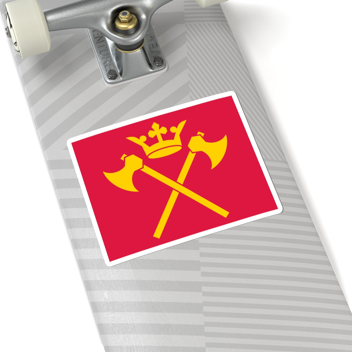 Flag of Hordaland (Norway) STICKER Vinyl Kiss-Cut Decal