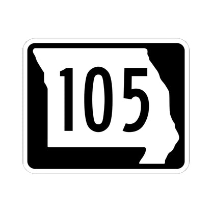 MO-105 (Missouri) (Road Sign) STICKER Vinyl Kiss-Cut Decal