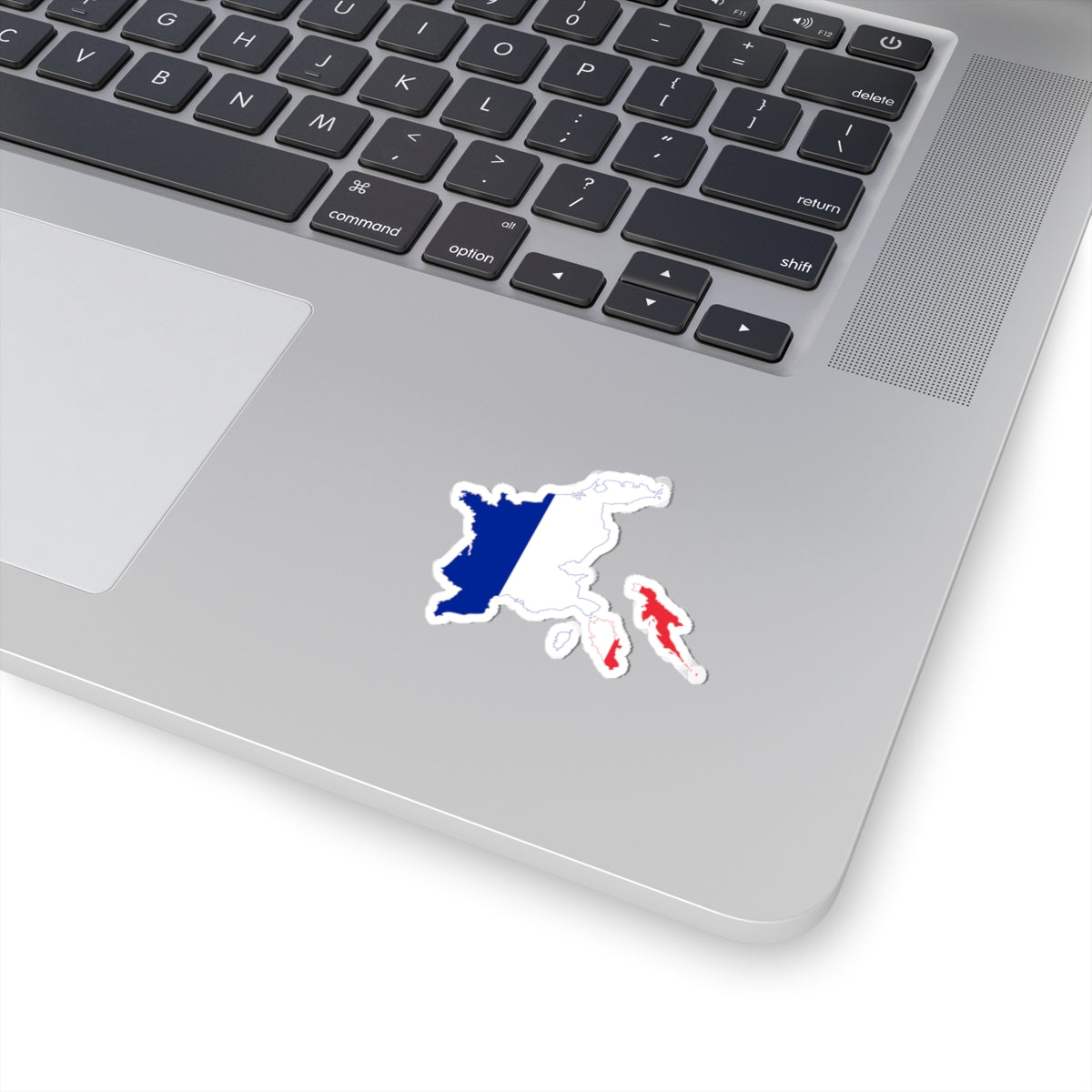 Flag-map of the First French Empire (France) STICKER Vinyl Kiss-Cut Decal