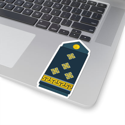 10.Mongolian Air Force CPT (Mongolia) (Military Rank) STICKER Vinyl Kiss-Cut Decal