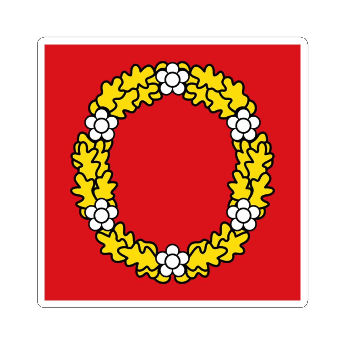 CHE Schonengrund Flag (Switzerland) STICKER Vinyl Kiss-Cut Decal