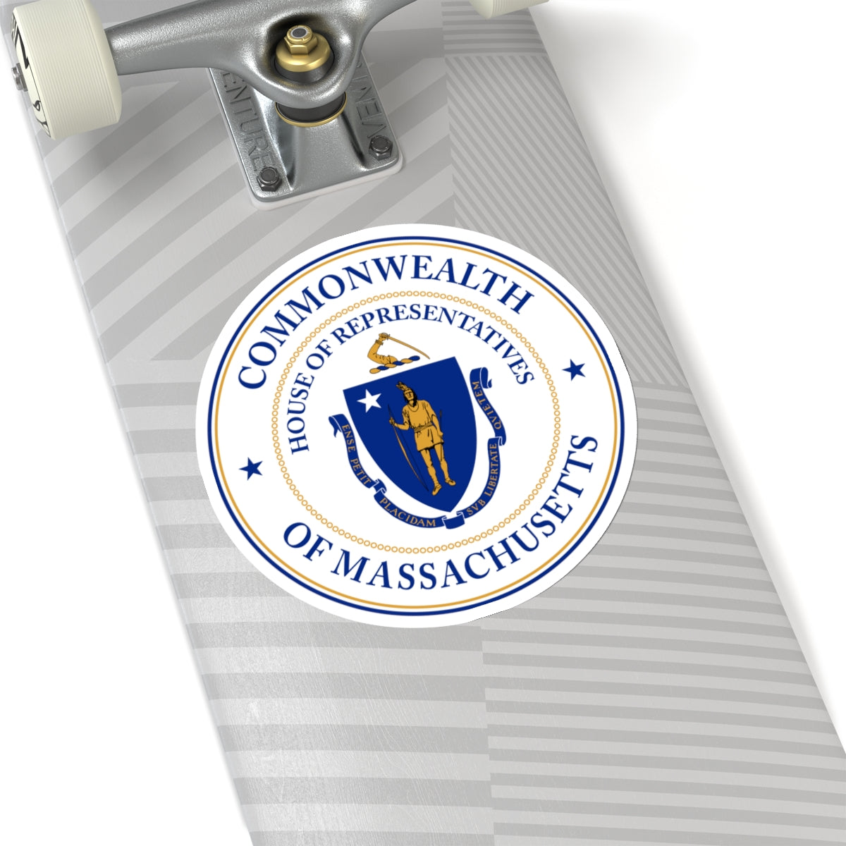 Seal of the House of Representatives of Massachusetts - STICKER Vinyl Kiss-Cut Decal