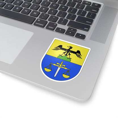 Sagno-coat of arms (Switzerland) (Coat of Arms) STICKER Vinyl Kiss-Cut Decal