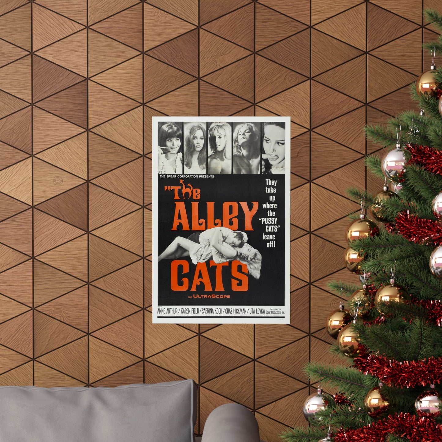 THE ALLEY CATS 1966 - Paper Movie Poster