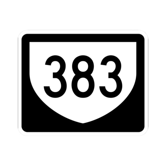 PR urban primary 383 (Puerto Rico) (Road Sign) STICKER Vinyl Kiss-Cut Decal