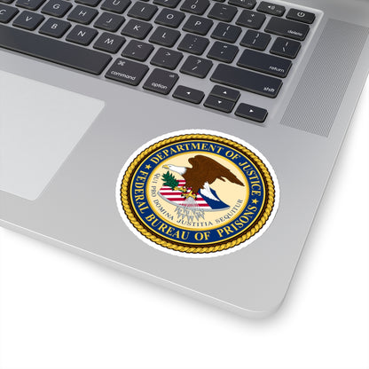 Seal of the Federal Bureau of Prisons - STICKER Vinyl Kiss-Cut Decal