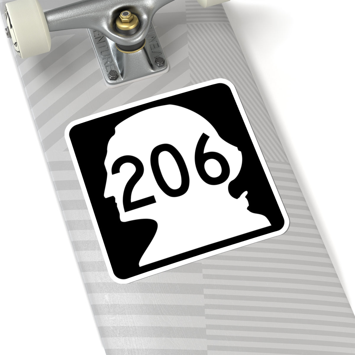 WA-206 (Washington) (Road Sign) STICKER Vinyl Kiss-Cut Decal