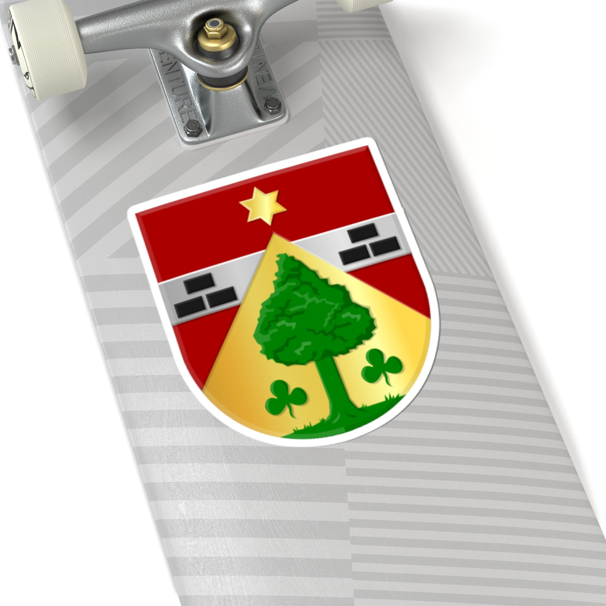 Appelscha wapen (Netherlands) (Coat of Arms) STICKER Vinyl Kiss-Cut Decal