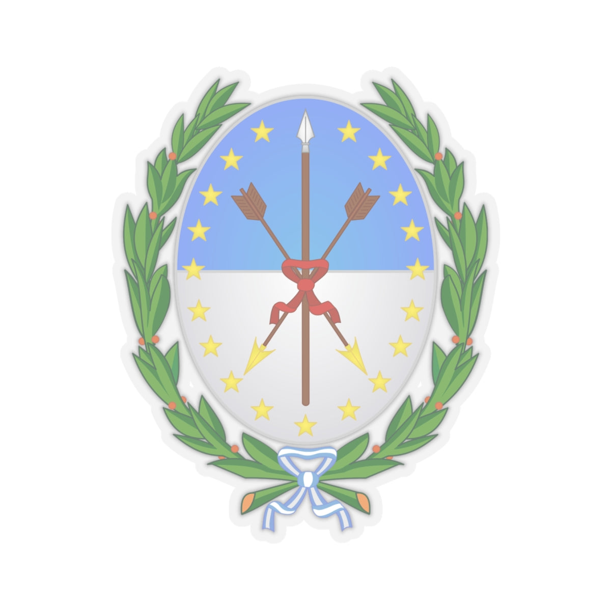Coat of Arms Santa Fe Argentina - STICKER Vinyl Kiss-Cut Decal