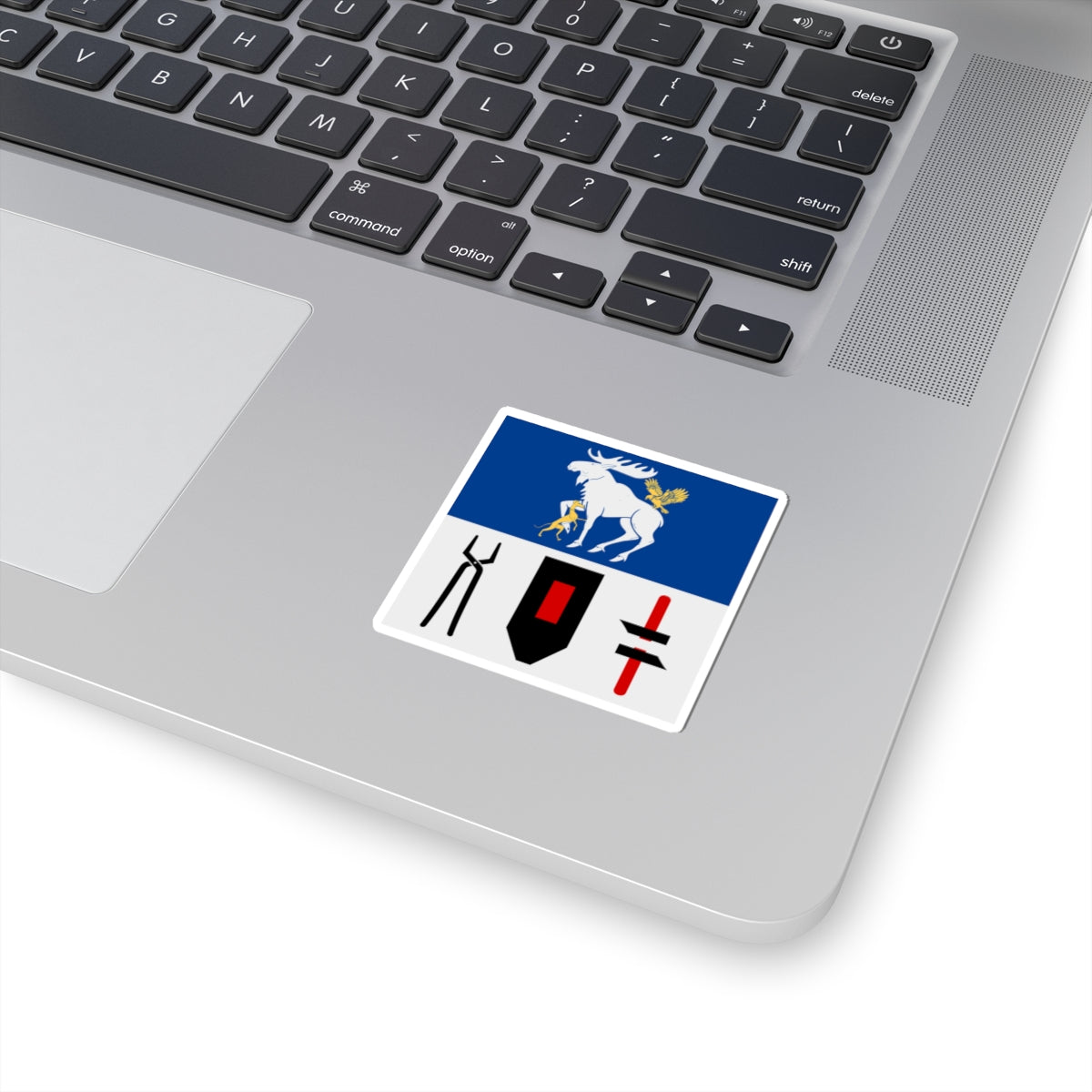 Jamtlands lan vapenflagga (Sweden) STICKER Vinyl Kiss-Cut Decal