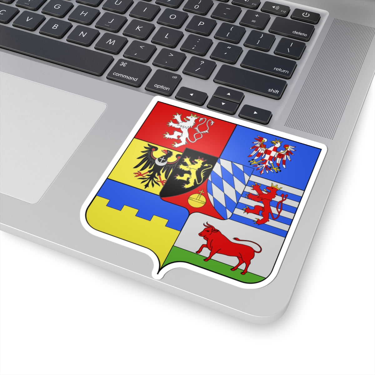 Armoiries Frédéric V de Wittelsbach roi de Bohême (Czech Republic) (Coat of Arms) STICKER Vinyl Kiss-Cut Decal