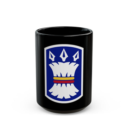 157TH INFANTRY BRIGADE (U.S. Army) Black Coffee Mug-15oz-The Sticker Space