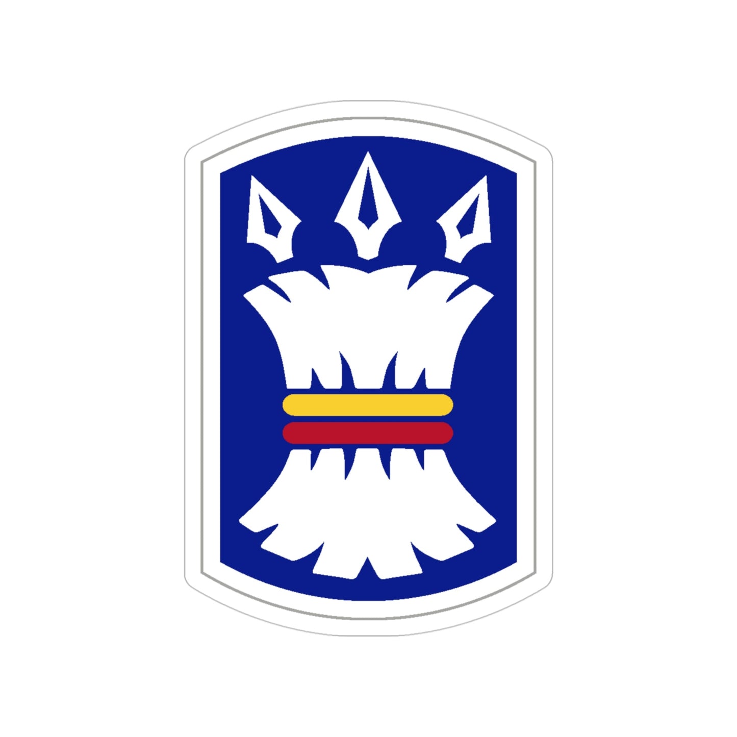 157TH INFANTRY BRIGADE (U.S. Army) Transparent STICKER Die-Cut Vinyl Decal-4 Inch-The Sticker Space