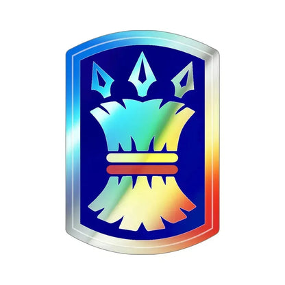 157TH INFANTRY BRIGADE (U.S. Army) Holographic STICKER Die-Cut Vinyl Decal 6 Inch Holographic - The Sticker Space
