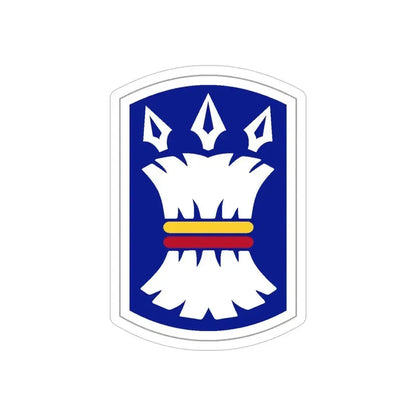 157TH INFANTRY BRIGADE (U.S. Army) REVERSE PRINT Transparent Die-Cut STICKER 6 Inch Die-Cut Transparent - The Sticker Space
