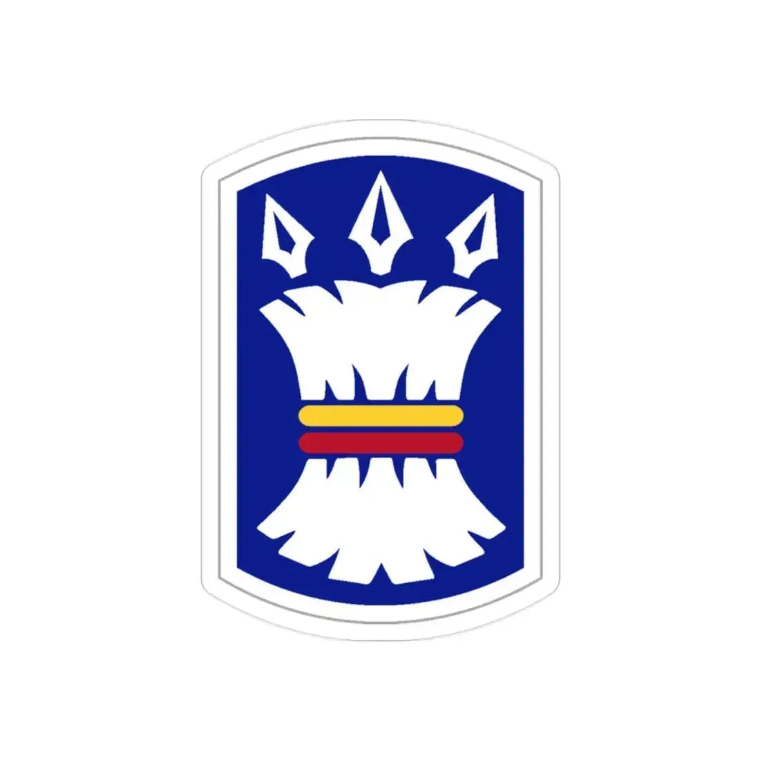 157TH INFANTRY BRIGADE (U.S. Army) REVERSE PRINT Transparent Die-Cut STICKER - The Sticker Space