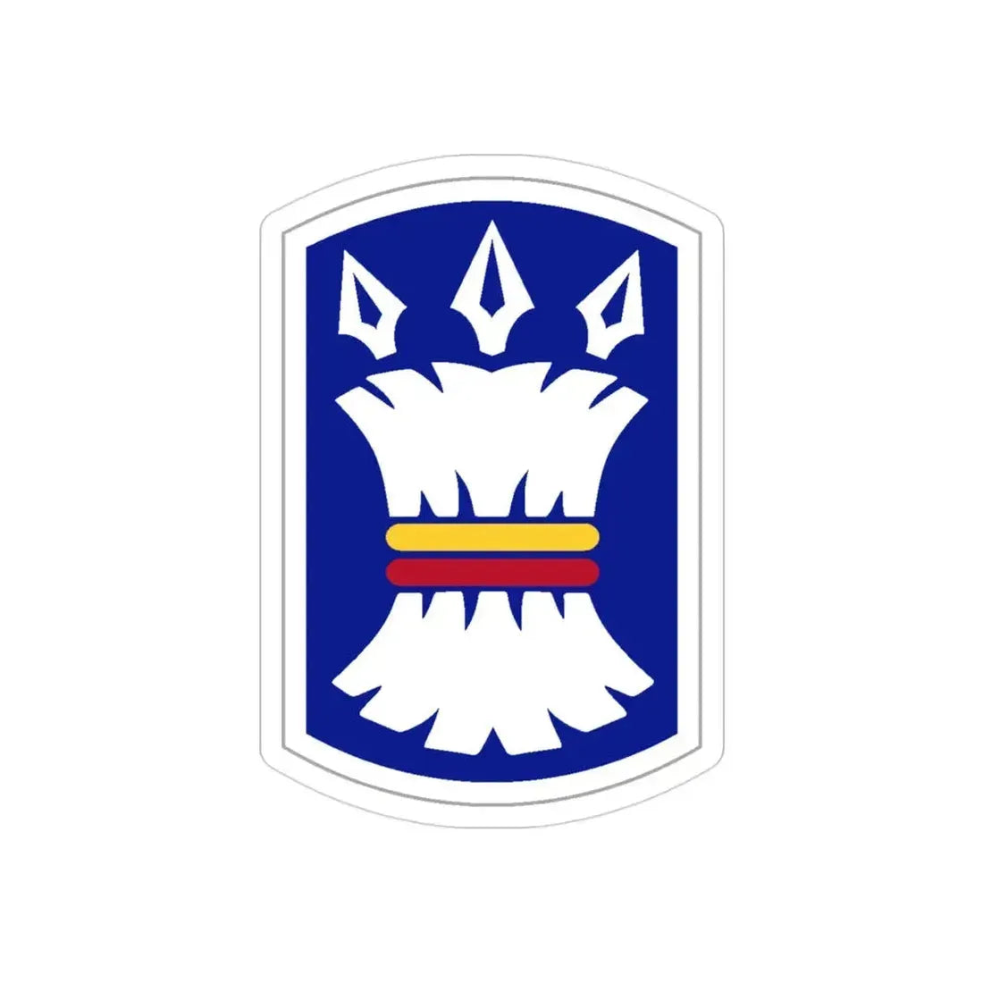 157TH INFANTRY BRIGADE (U.S. Army) REVERSE PRINT Transparent Die-Cut STICKER - The Sticker Space