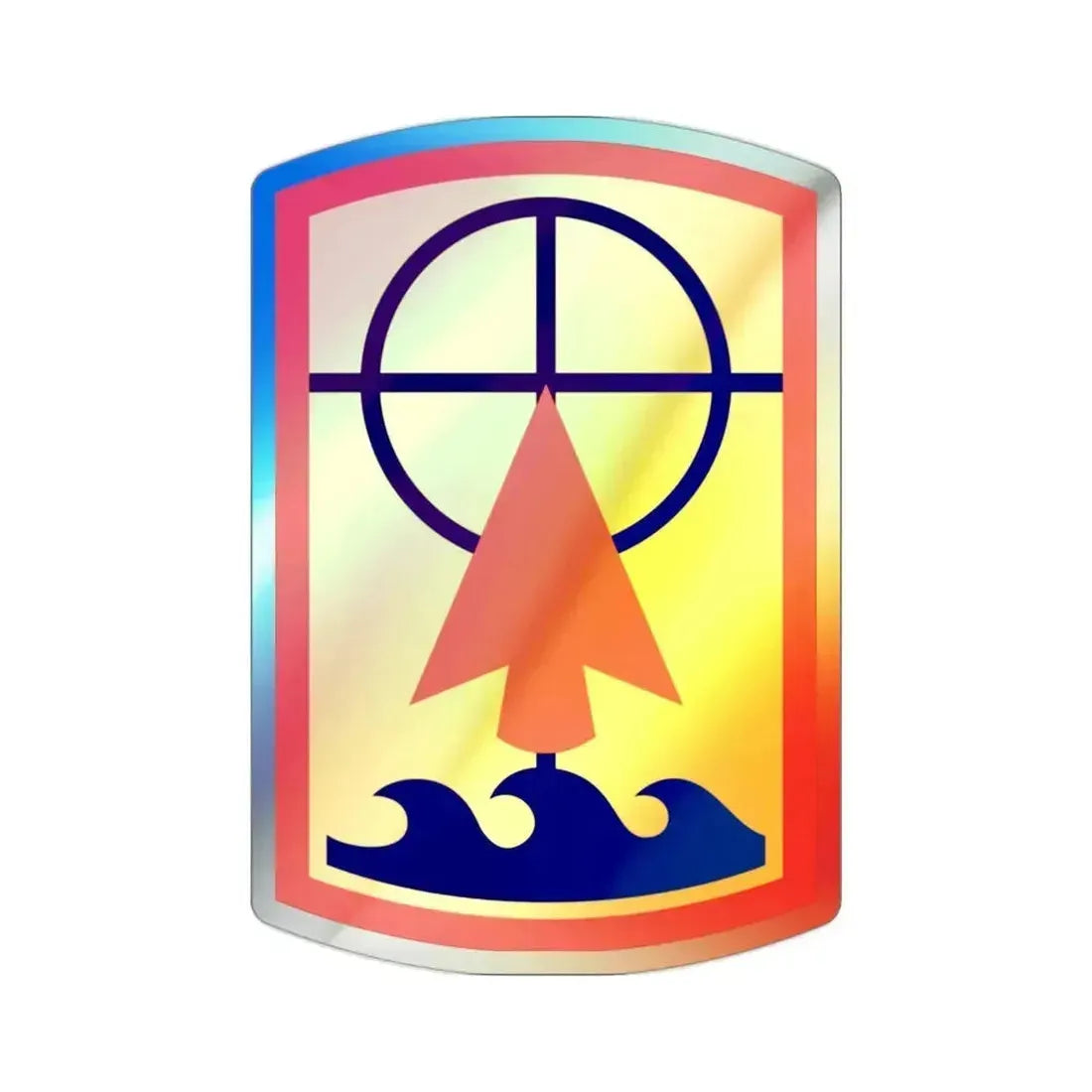 157th Maneuver Enhancement Brigade (U.S. Army) Holographic STICKER Die-Cut Vinyl Decal 2 Inch Holographic - The Sticker Space