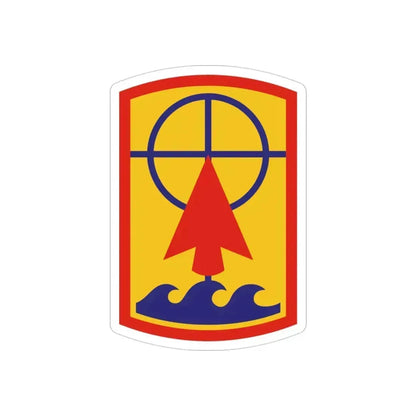 157th Maneuver Enhancement Brigade (U.S. Army) REVERSE PRINT Transparent Die-Cut STICKER 3 Inch Die-Cut Transparent - The Sticker Space