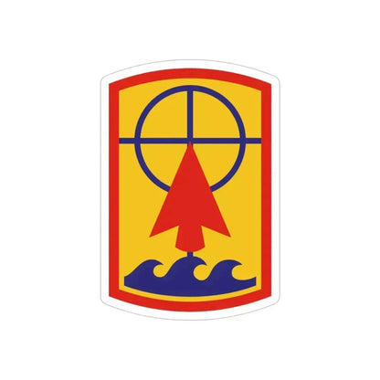 157th Maneuver Enhancement Brigade (U.S. Army) REVERSE PRINT Transparent Die-Cut STICKER 4 Inch Die-Cut Transparent - The Sticker Space