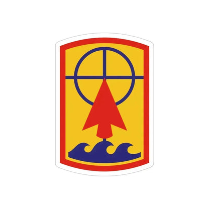 157th Maneuver Enhancement Brigade (U.S. Army) REVERSE PRINT Transparent Die-Cut STICKER 6 Inch Die-Cut Transparent - The Sticker Space