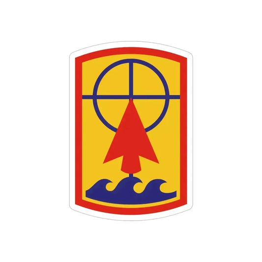 157th Maneuver Enhancement Brigade (U.S. Army) REVERSE PRINT Transparent Die-Cut STICKER 6 Inch Die-Cut Transparent - The Sticker Space