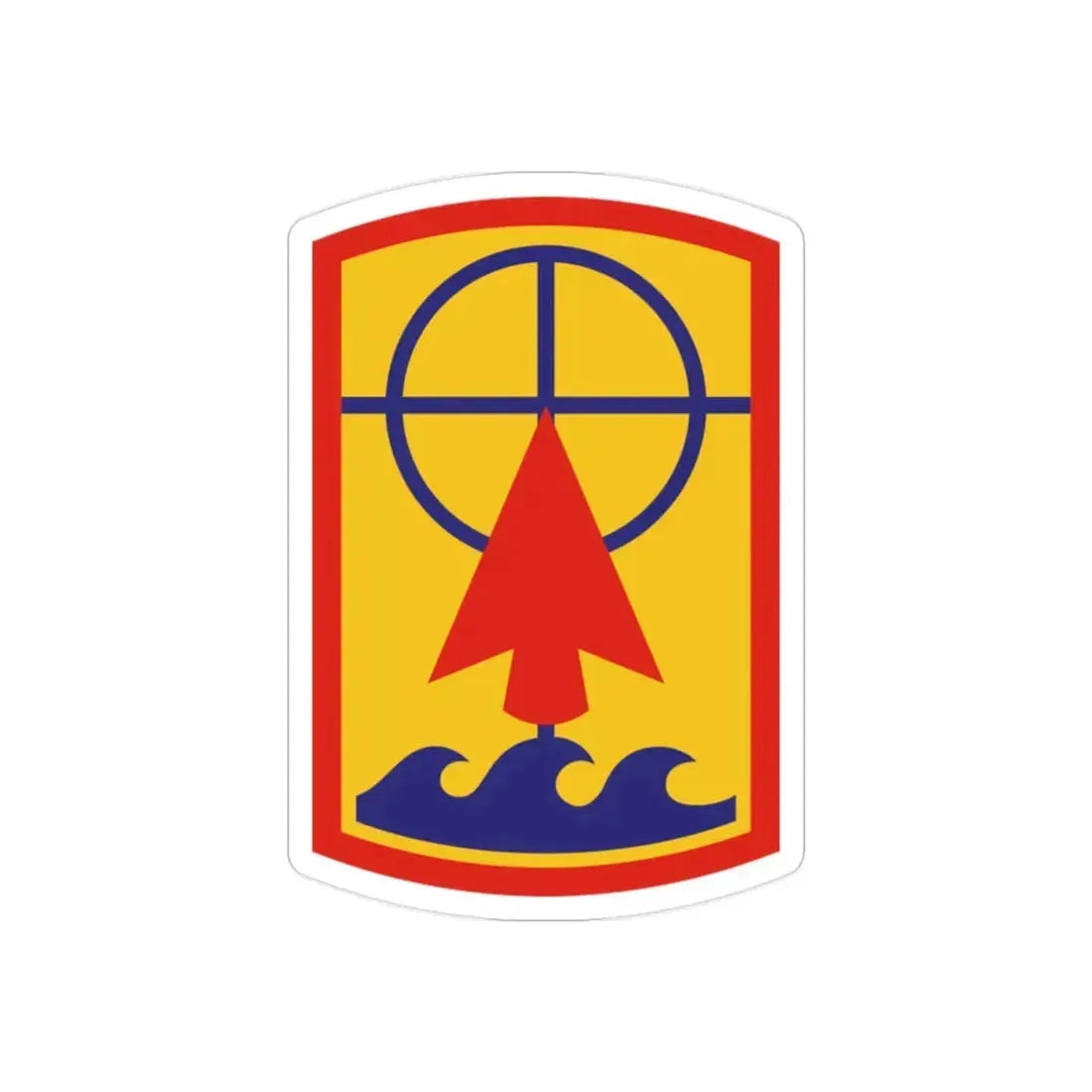 157th Maneuver Enhancement Brigade (U.S. Army) REVERSE PRINT Transparent Die-Cut STICKER - The Sticker Space