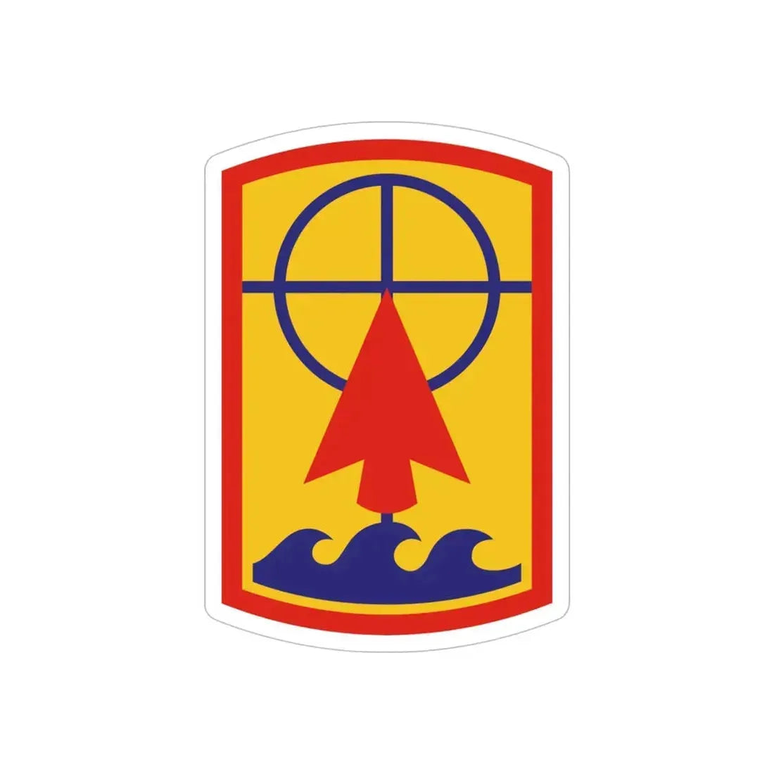 157th Maneuver Enhancement Brigade (U.S. Army) REVERSE PRINT Transparent Die-Cut STICKER - The Sticker Space