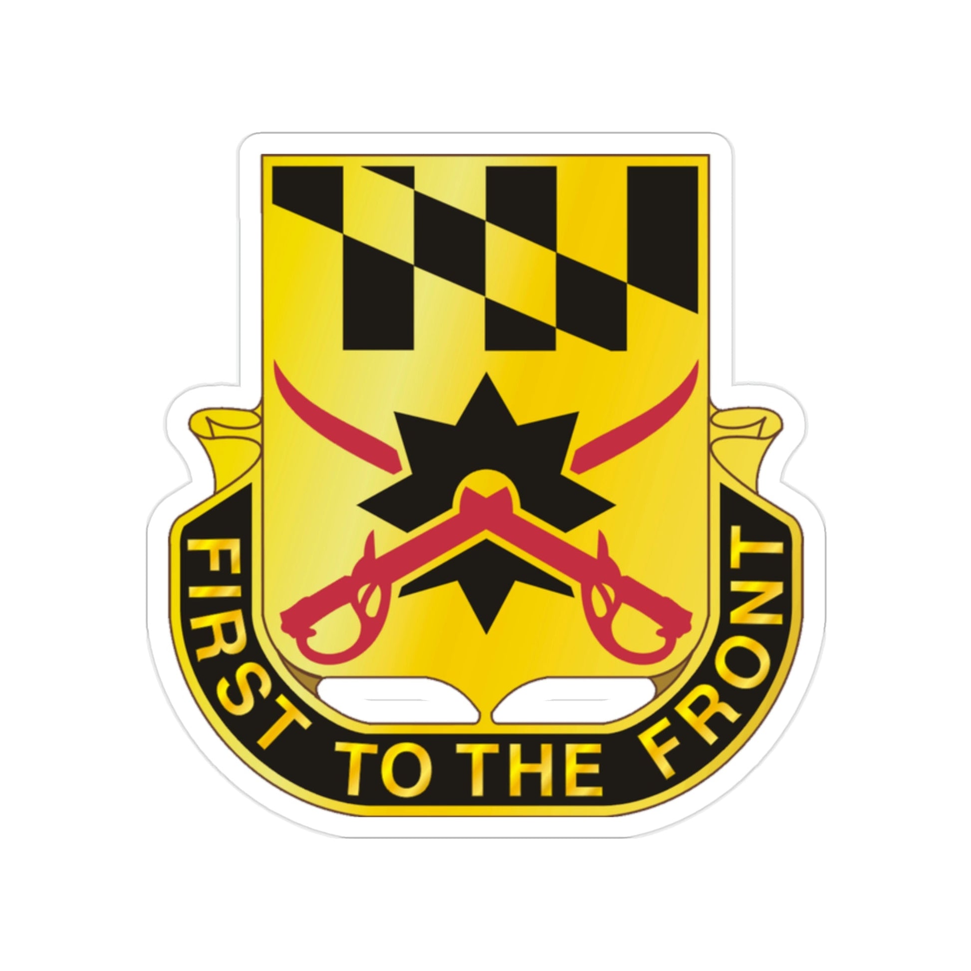 158 Cavalry Regiment (U.S. Army) Transparent STICKER Die-Cut Vinyl Decal-2 Inch-The Sticker Space