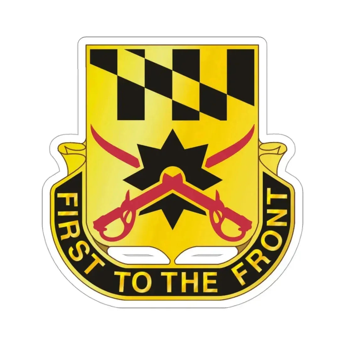 158 Cavalry Regiment (U.S. Army) STICKER Vinyl Die-Cut Decal 3 Inch - The Sticker Space