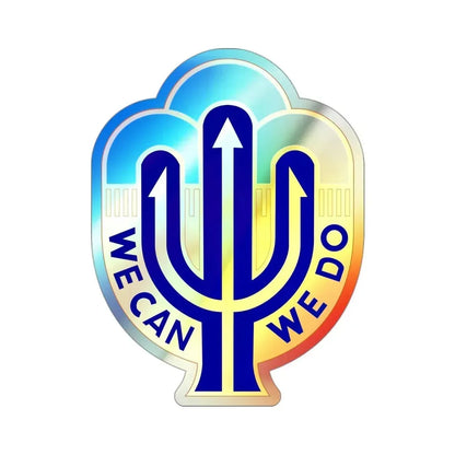 158 Maneuver Enhancement Brigade 2 (U.S. Army) Holographic STICKER Die-Cut Vinyl Decal - The Sticker Space