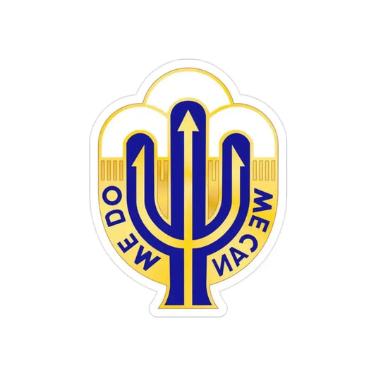 158 Maneuver Enhancement Brigade 2 (U.S. Army) REVERSE PRINT Transparent Die-Cut STICKER 2 Inch Die-Cut Transparent - The Sticker Space