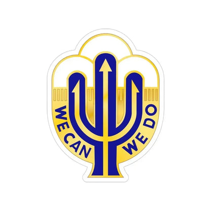 158 Maneuver Enhancement Brigade 2 (U.S. Army) Transparent STICKER Die-Cut Vinyl Decal 4 Inch - The Sticker Space