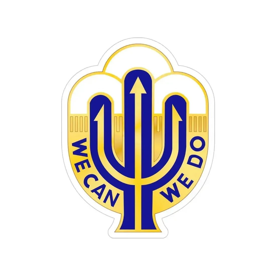 158 Maneuver Enhancement Brigade 2 (U.S. Army) Transparent STICKER Die-Cut Vinyl Decal 4 Inch - The Sticker Space